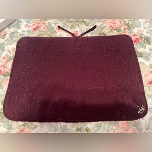 Vera Bradley Laptop Case wine color